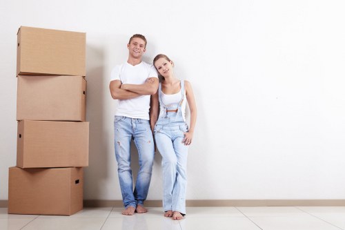 Removal van and moving boxes for Richmond home moves
