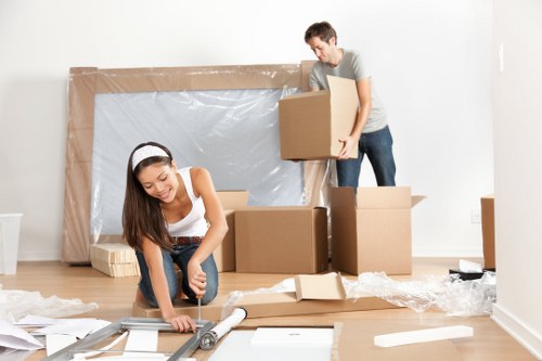 Local removal team planning a move in Richmond residential street