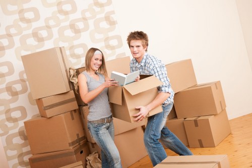 Risk assessment being reviewed before a Richmond moving job